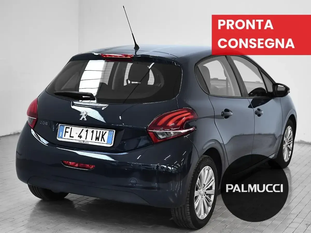 Usata Peugeot 208 Allure 82 CV (60 kW) 2017 Grigio Utilitaria