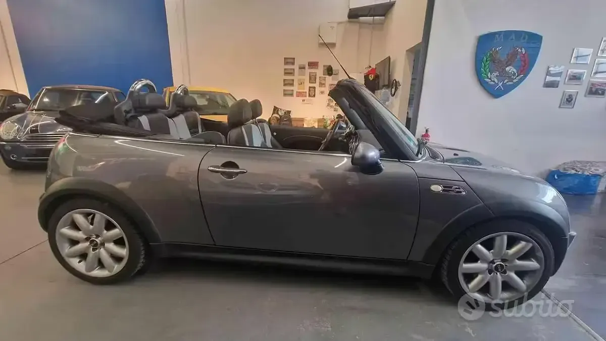 Usata Mini John Cooper Works Cabriolet 211 CV (155 kW) 2008 Grigio scuro Cabrio