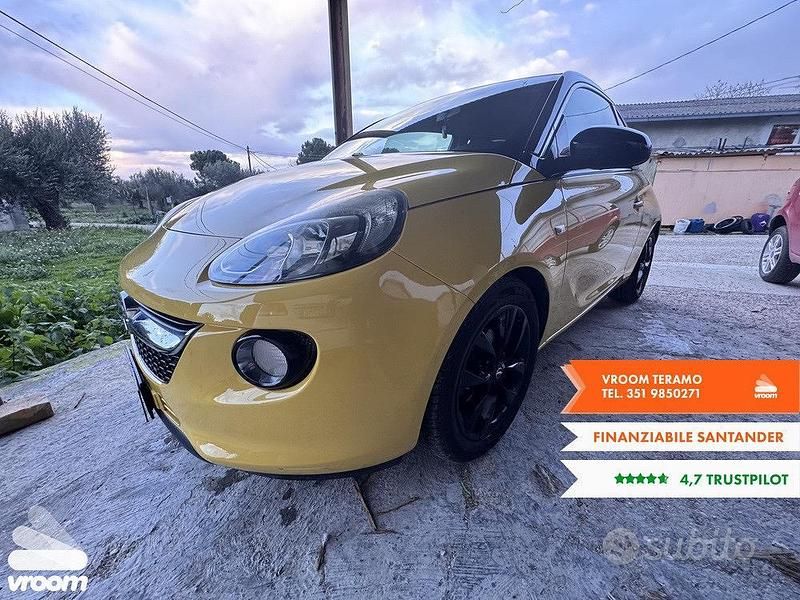 Usata Opel Adam Glam 90 CV (66 kW) 2016 Giallo Utilitaria