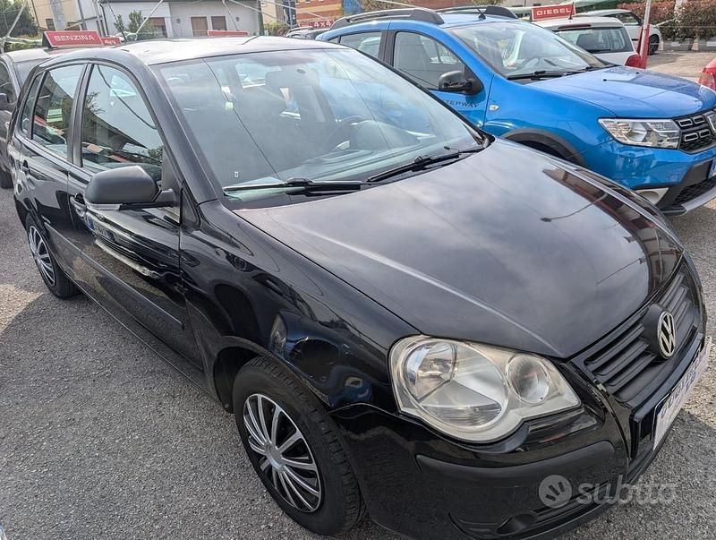 Usata VW Polo Comfortline 70 CV (51 kW) 2008 Nero Utilitaria