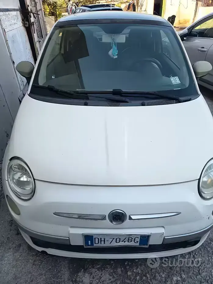 Usata Fiat 500 100 CV (73 kW) 2007 Bianco Berlina