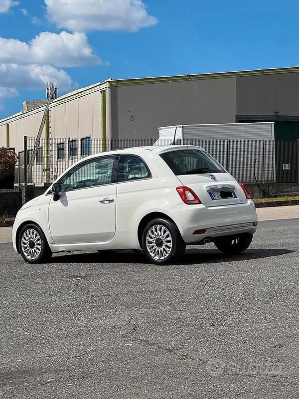 Usata Fiat 500 Lounge 95 CV (69 kW) 2017 Bianco Utilitaria