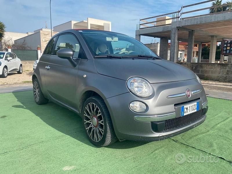 Usata Fiat 500C Lounge 69 CV (50 kW) 2014 Grigio Cabrio