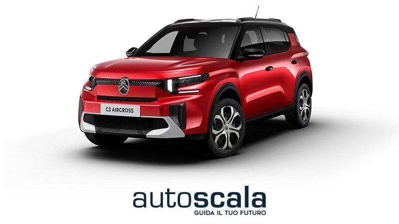 Rosso metallizzato Usata 2024 Citroën C3 Aircross SUV | 25.590 € - Immagine 1/4