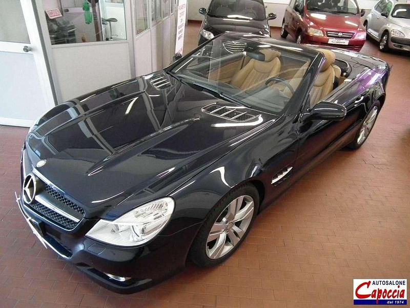 Blu/azzurro Usata 2008 Mercedes SL350 Sport Cabrio | 36.900 € (Molto cara) - Immagine 1/4