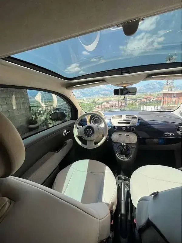 Usata Fiat 500 Pop 75 CV (55 kW) 2008 Blu/azzurro Utilitaria