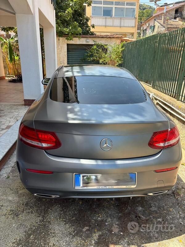 Usata Mercedes C250 Premium Plus 211 CV (155 kW) 2016 Grigio Coupé