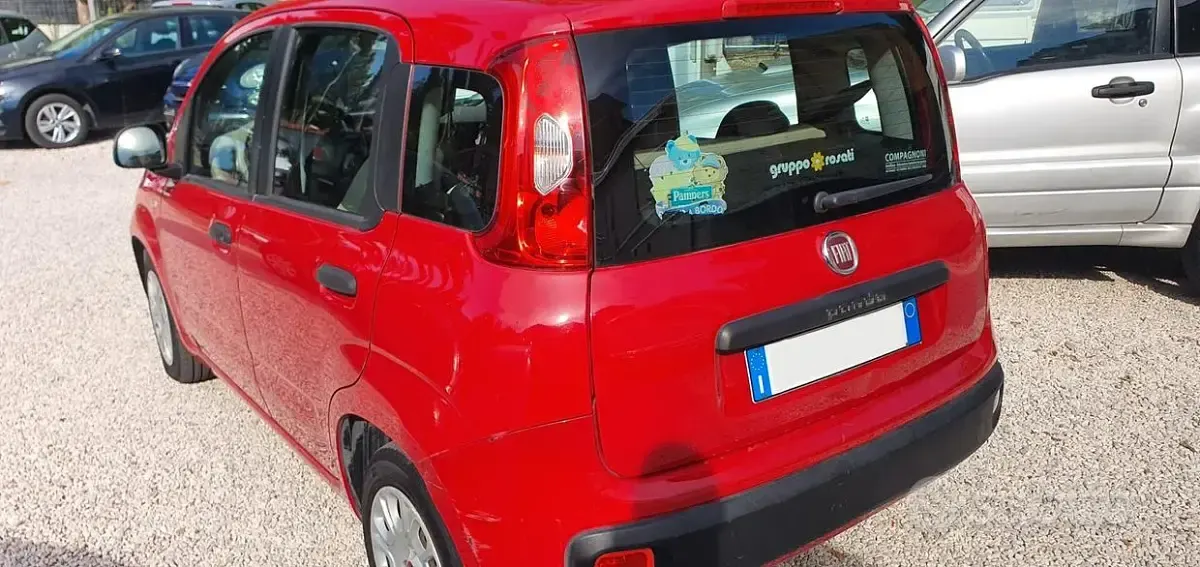 Usata Fiat Panda Easy 69 CV (50 kW) 2015 Rosso Utilitaria