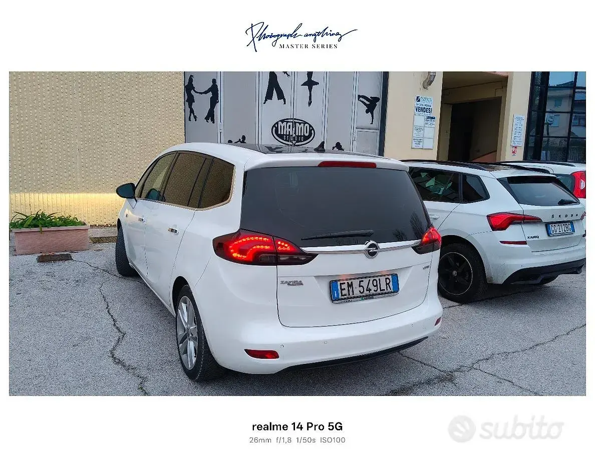 Usata Opel Zafira 131 CV (96 kW) 2012 Bianco Monovolume