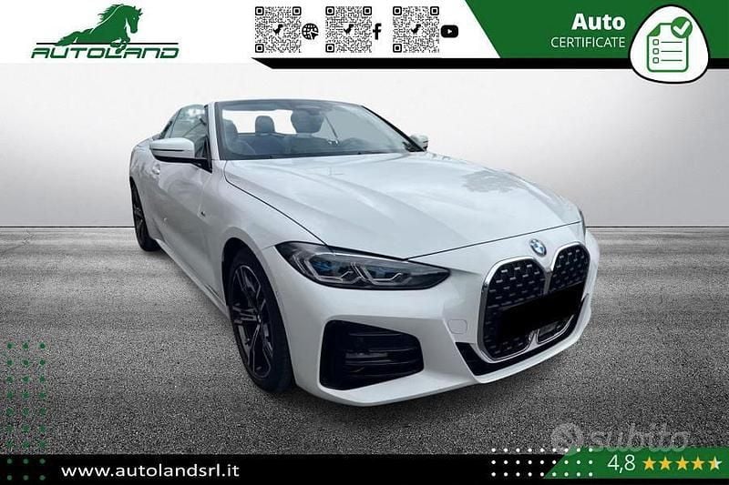Usata BMW 430 Cabriolet M Sport 245 CV (180 kW) 2023 Bianco Cabrio