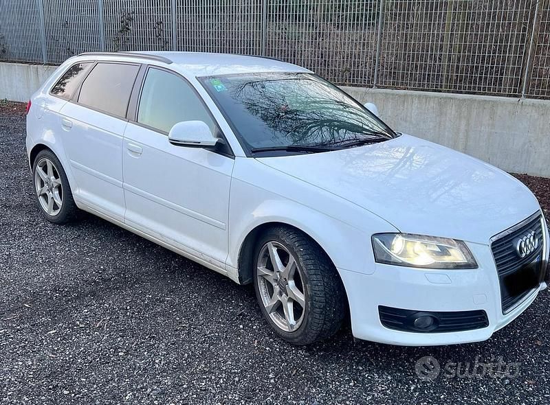 Usata Audi A3 Sportback 140 CV (102 kW) 2010 Bianco Utilitaria