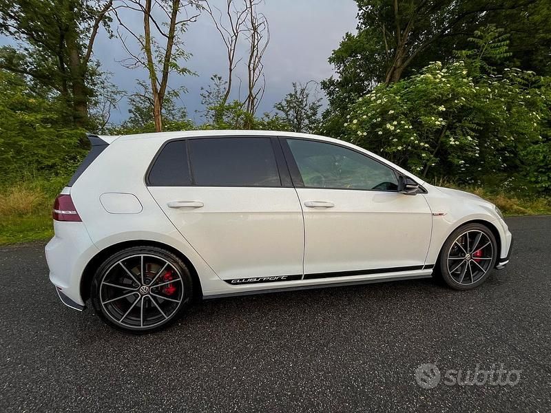 Usata VW Golf VII GTI Clubsport 265 CV (194 kW) 2017 Bianco Berlina