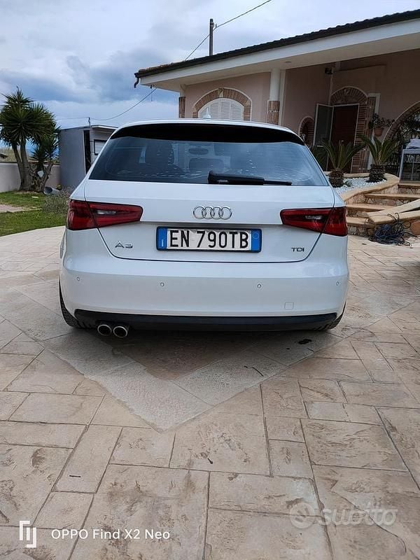 Usata Audi A3 150 CV (110 kW) 2012 Bianco Utilitaria