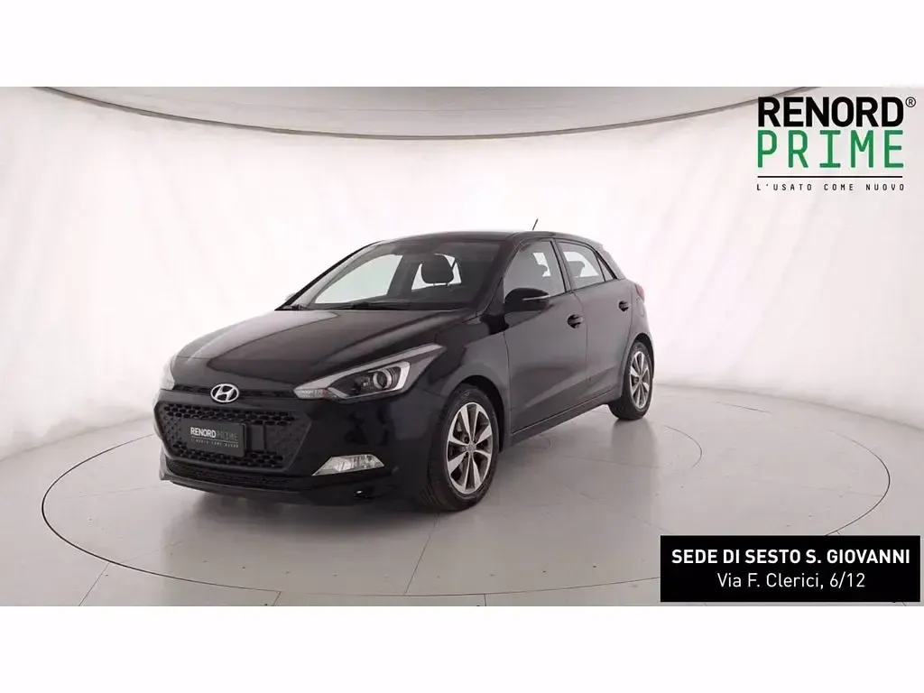 Usata Hyundai i20 84 CV (61 kW) 2016 Nero Utilitaria