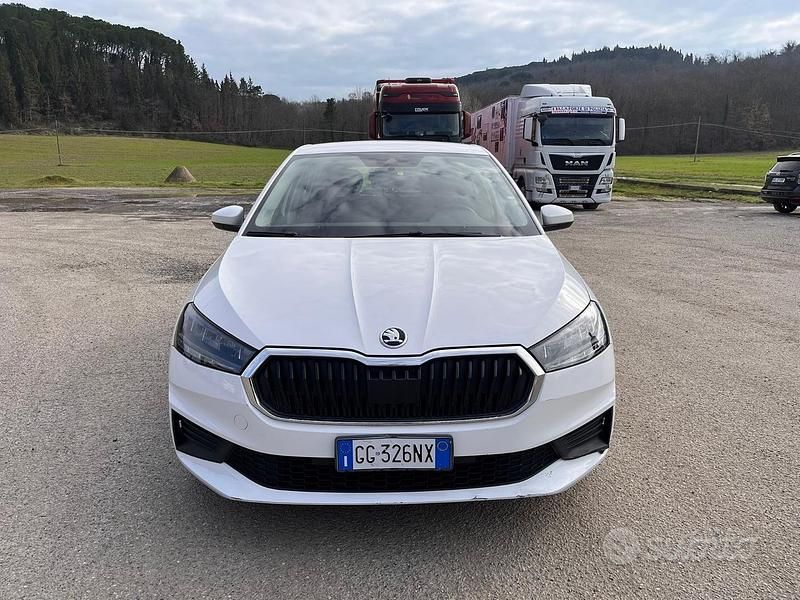 Usata Skoda Fabia 95 CV (69 kW) 2021 Bianco Berlina