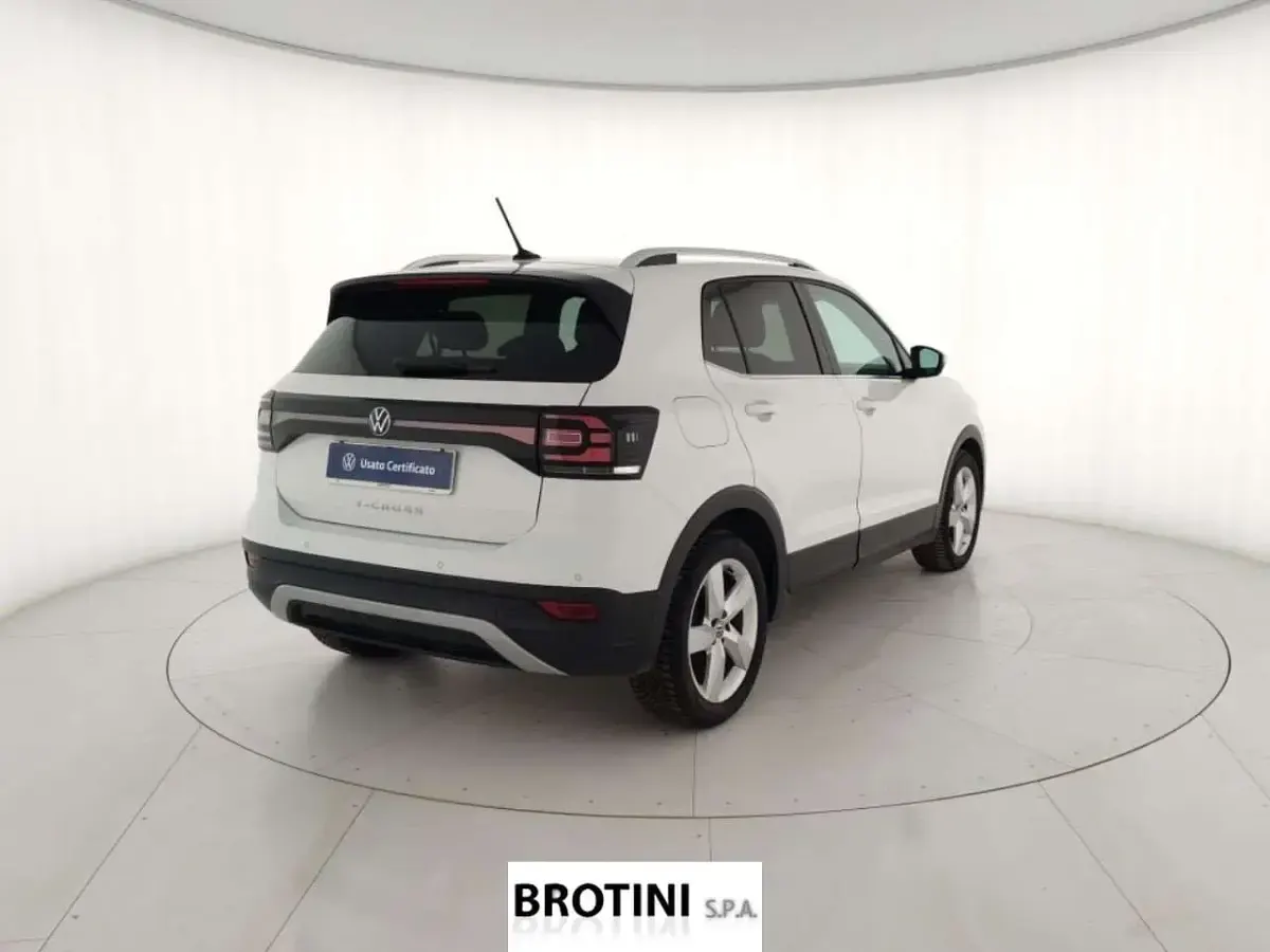 Usata VW T-Cross Advance 95 CV (69 kW) 2020 Bianco SUV