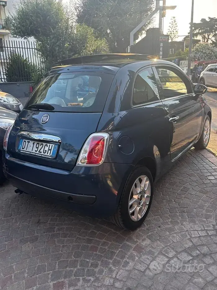Usata Fiat 500 69 CV (50 kW) 2009 Viola Cabrio