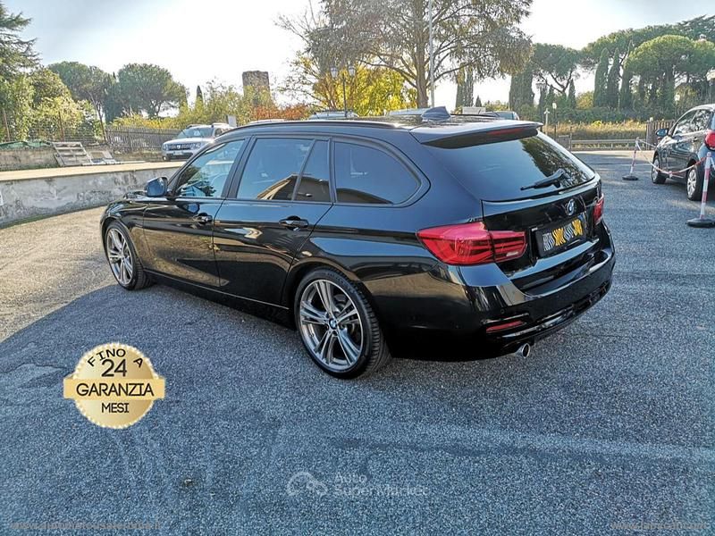 Usata BMW 318 Sport Line 150 CV (110 kW) 2017 Nero Station wagon