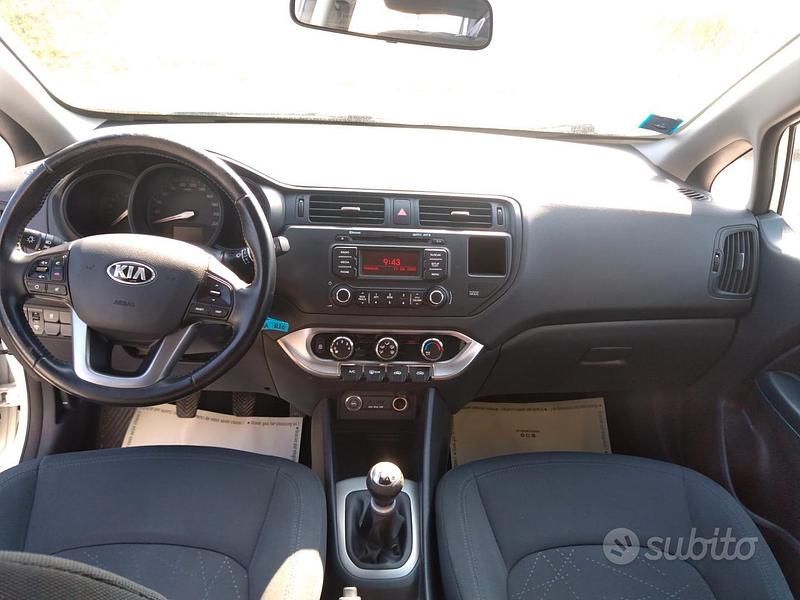 Usata Kia Rio 85 CV (62 kW) 2015 Bianco Berlina