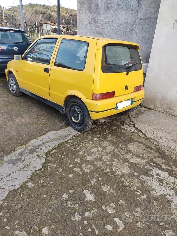 Usata Fiat Cinquecento 1995 Giallo Utilitaria