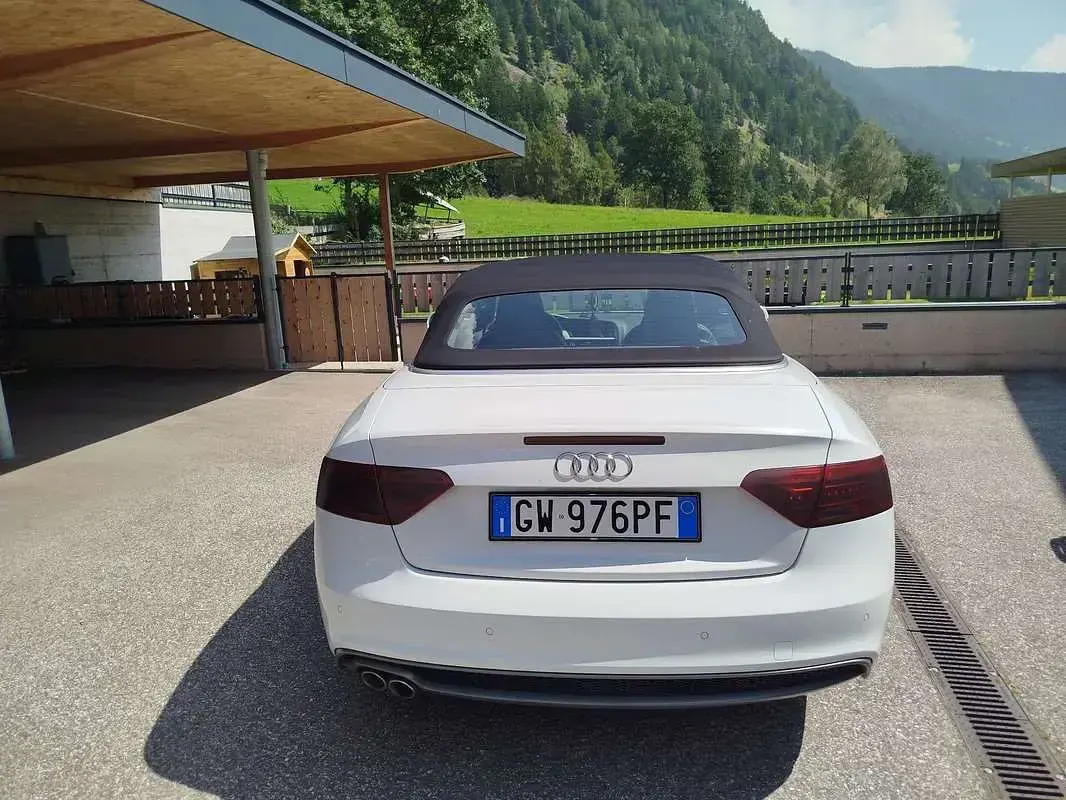 Usata Audi A5 Cabriolet 150 CV (110 kW) 2015 Bianco Cabrio