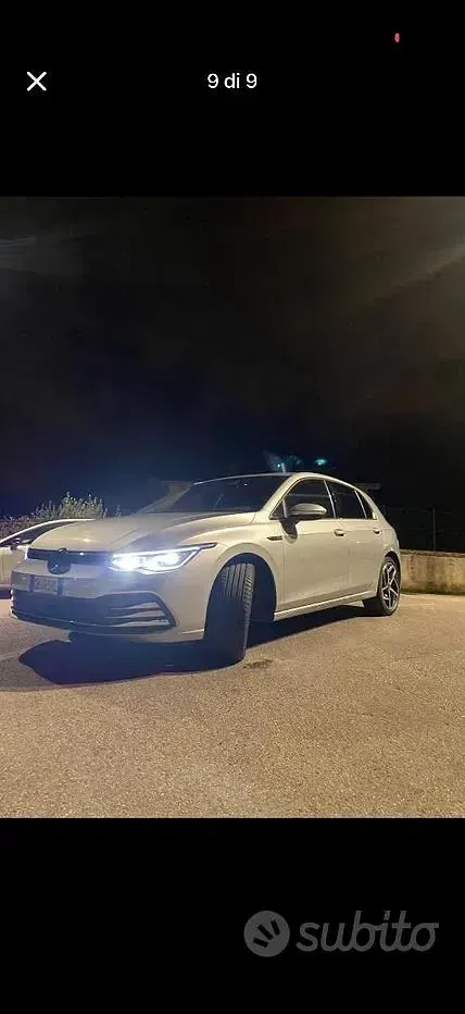 Usata VW Golf VIII 150 CV (110 kW) 2020 Grigio Berlina