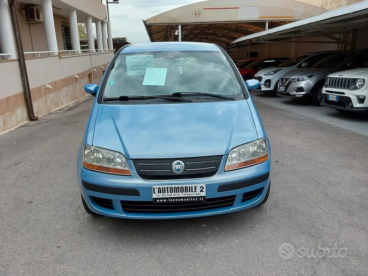 Usata Fiat Idea Dynamic 69 CV (50 kW) 2004 Bluazzurro Monovolume