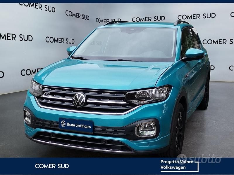 Usata VW T-Cross Sportline 110 CV (80 kW) 2023 Blu SUV