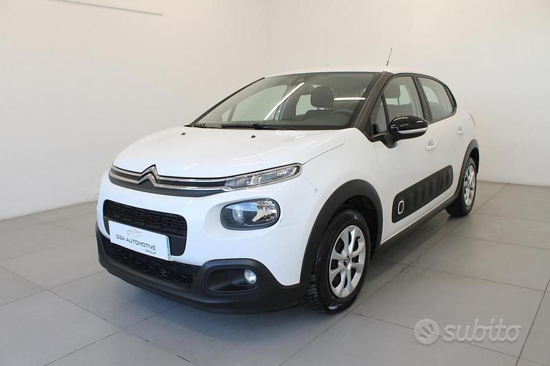 Usata Citroën C3 PureTech 82 CV (60 kW) 2019 Bianco Utilitaria
