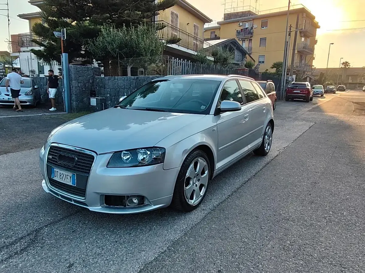 Usata Audi A3 S-Line 140 CV (102 kW) 2008 Argento Utilitaria
