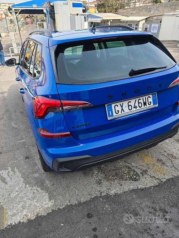 Usata Skoda Kamiq 95 CV (69 kW) 2024 Blu SUV