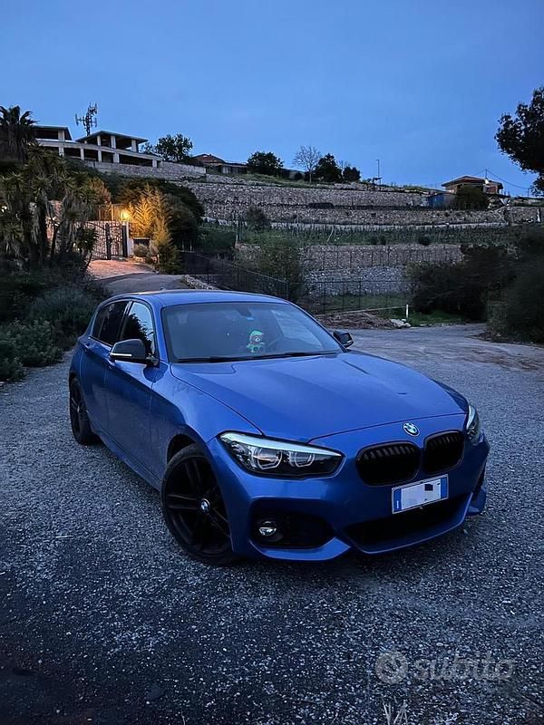 Brugt BMW 116 M Sport 116 HK (85 kW) 2019 Blå Hatchback