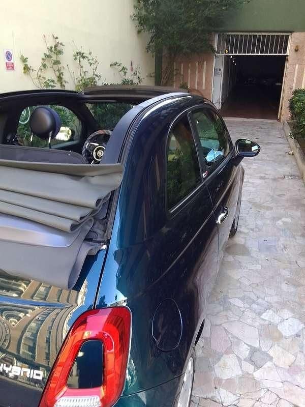 Usata Fiat 500C 69 CV (50 kW) 2021 Blu/azzurro Cabrio