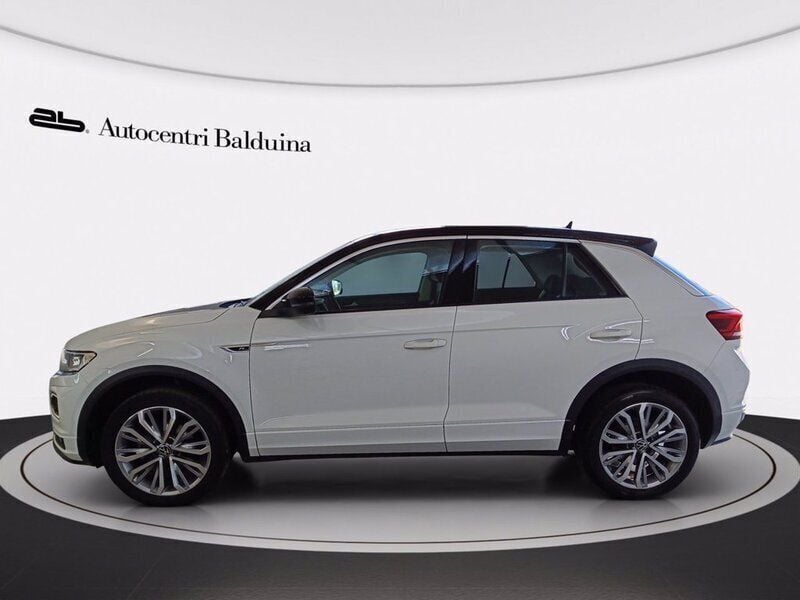 Usata VW T-Roc Sport 150 CV (110 kW) 2021 Bianco/tetto nero SUV