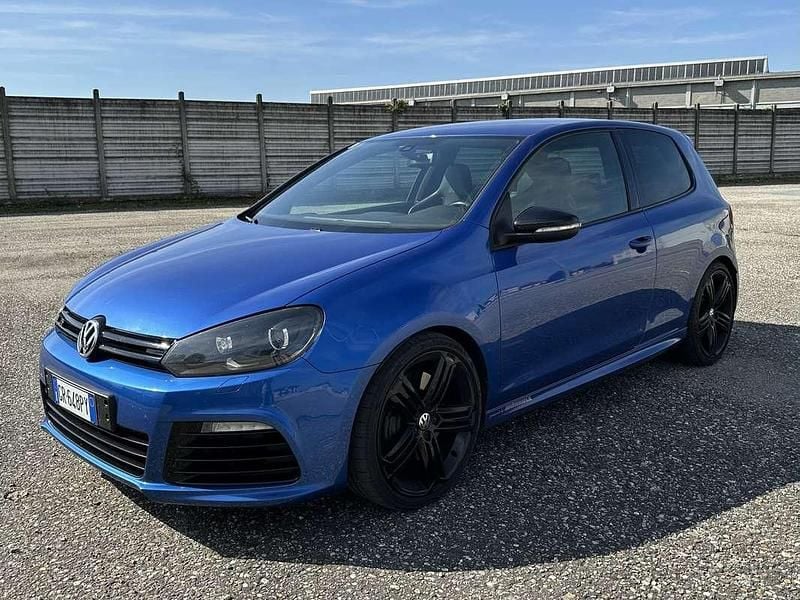 Usata VW Golf VI R 271 CV (199 kW) 2011 Blu/azzurro Utilitaria