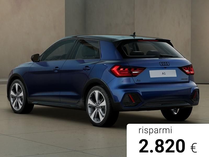 Nuova Audi A1 Comfort 116 CV (85 kW) 2026 Blu navarra metallizzato nero mito metal Berlina