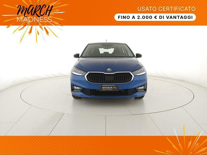 Usata Skoda Fabia 80 CV (58 kW) 2024 Blu race metallizzato Utilitaria