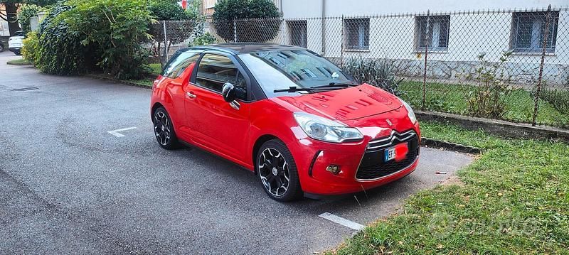 Usata DS Automobiles DS3 95 CV (69 kW) 2011 Rosso Coupé