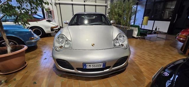 Usata Porsche 996 Turbo 420 CV (308 kW) 2004 Argento Cabrio