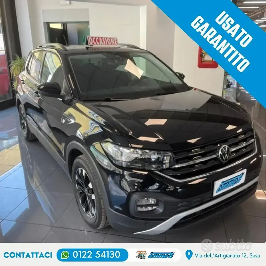 Usata VW T-Cross Style 95 CV (69 kW) 2023 Nero SUV