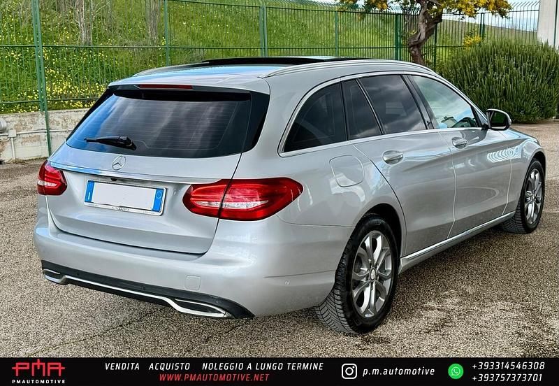Usata Mercedes C200 Premium 135 CV (99 kW) 2016 Argento Station wagon