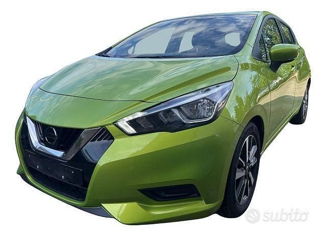 Usata Nissan Micra Acenta 90 CV (66 kW) 2017 Verde Utilitaria
