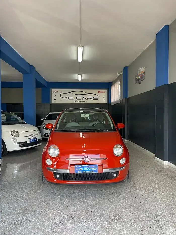 Usata Fiat 500 Lounge 75 CV (55 kW) 2009 Cabrio