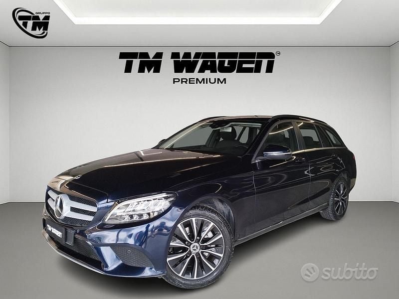 Usata Mercedes C220 Business 194 CV (142 kW) 2019 Blu/azzurro Station wagon