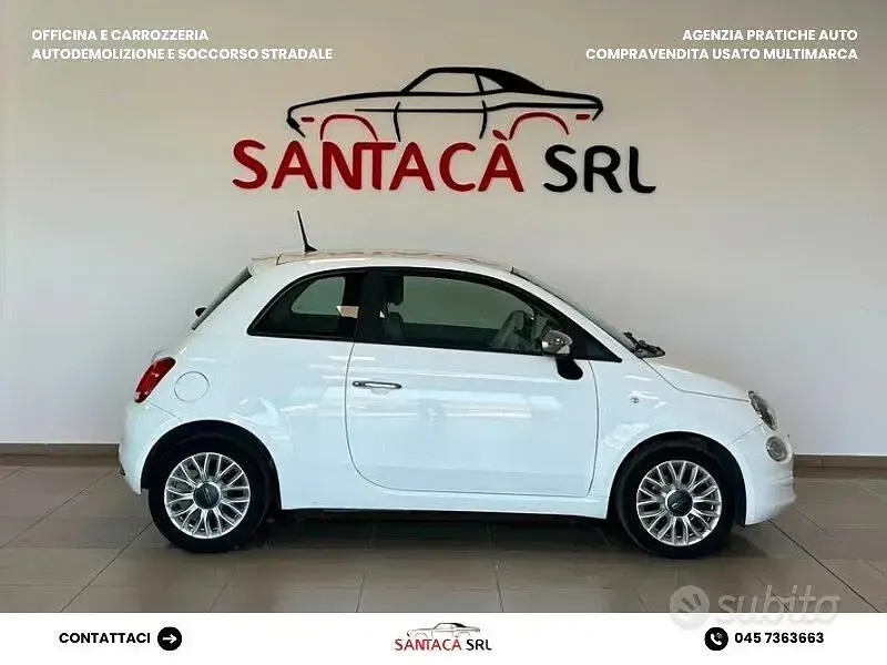 Usata Fiat 500 Lounge 69 CV (50 kW) 2016 Bianco Berlina