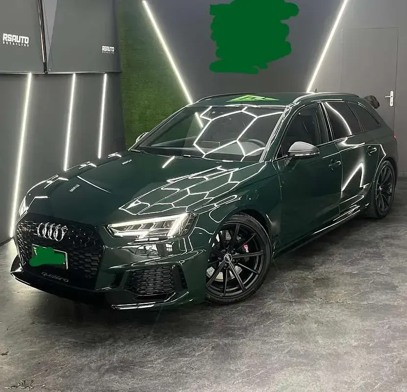 Usata Audi RS4 Exclusive 450 CV (330 kW) 2018 Verde Station wagon