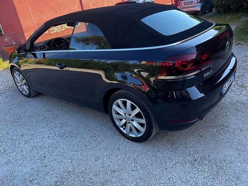 Usata VW Golf Cabriolet 105 CV (77 kW) 2012 Nero Cabrio