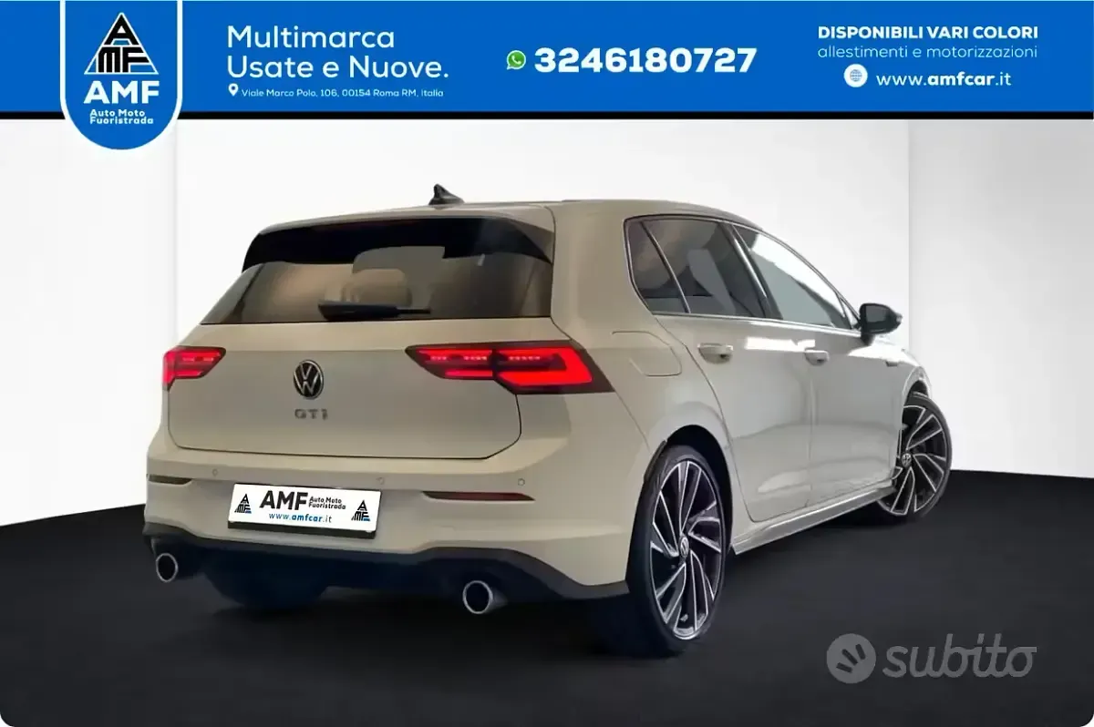 Usata VW Golf VIII GTI 245 CV (180 kW) 2021 Bianco Berlina