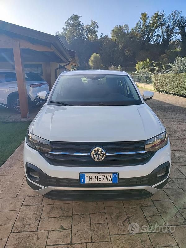 Usata VW T-Cross 95 CV (69 kW) 2020 Bianco SUV