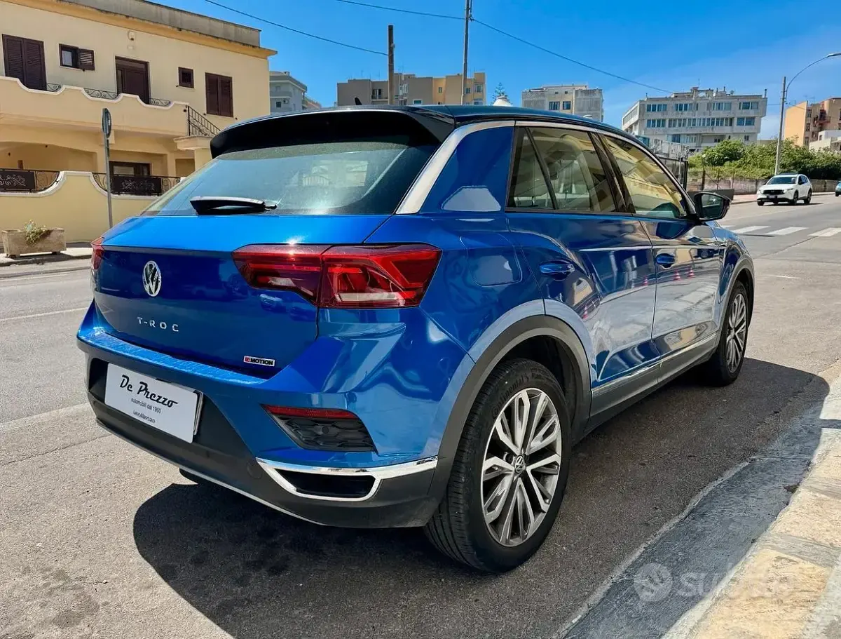 Usata VW T-Roc Advance 150 CV (110 kW) 2019 Blu SUV